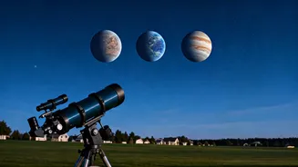 Point Back Yard Telescope Tools Towards Rare Triple Alignment