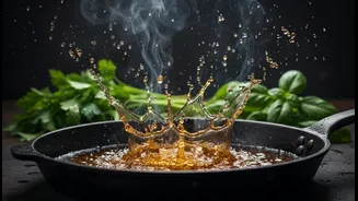 Why Wet Herbs Induce Violent Hot Oil Splattering Incidents During Monsoon Fritter Frying