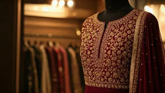 Malaika Arora inspires in maroon Anarkali.