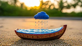 Light Rain Changes Oceans During Monsoon