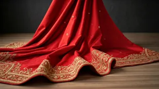 Katrina Kaif's Red Saree: A Fashion Statement