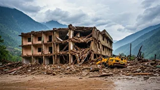Buildings Collapse: 12 Missing in Uttarakhand