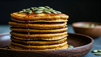 Eat Pumpkin Seed Pancakes for a Healthy Heart
