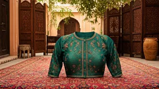 Elevate Your Ethnic Look With These Blouses.