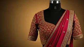 Tanya Mittal's 7 Festive Saree Blouse Designs