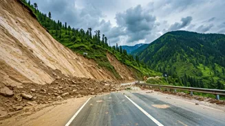Landslides and Roadblocks Hit Himachal Pradesh