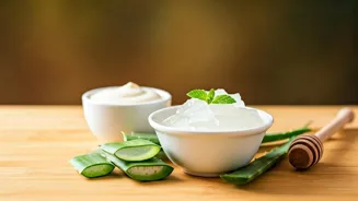 Aloe, Honey, Curd Can Give You Radiant Skin.