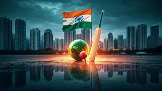 India Faces Political Issues, Disasters, Cricket