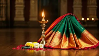 South Indian Stars Inspire Teej Saree Colors