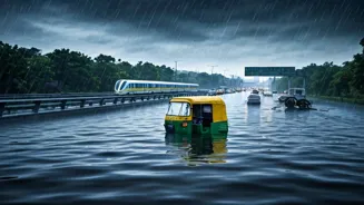 Gurgaon Hit By Monsoon Flooding, Faces Chaos
