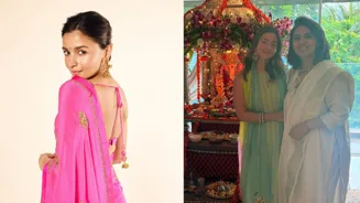 Alia Bhatt Celebrates Ganesh Chaturthi With Family