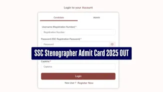 SSC Stenographer Admit Card 2025 Released