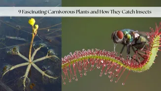 Carnivorous Plants Trap Insects in Unique Ways