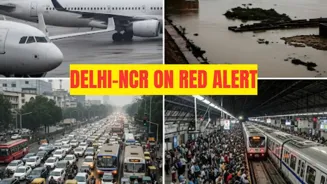 Red alert in Delhi: 100 flights delayed,trains hit