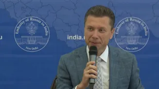 Russian Envoy Greets With Hindi Phrase