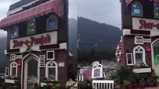 Manali Restaurant Destroyed by Landslide