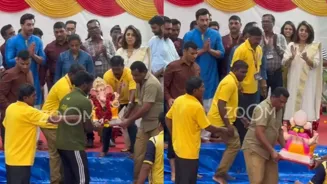 Ranbir Kapoor Bids Farewell to Lord Ganesha