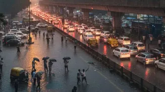 Mumbai paralyzed by heavy rain, travel chaos