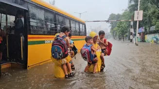 Heavy Rains Shut Down Schools In Some Cities