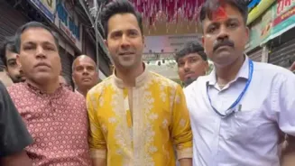 Varun Dhawan Visits Lalbaughcha Raja