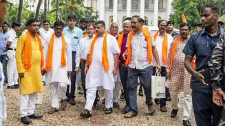 Chaos in Bengal assembly as TMC, BJP MLAs clash