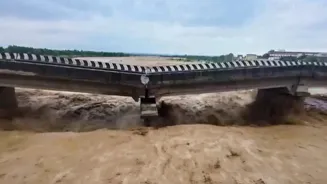 Key Bridge Damaged in Jammu and Kashmir Rains
