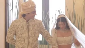 Ahaan Panday Escorts Sister Alanna at Wedding