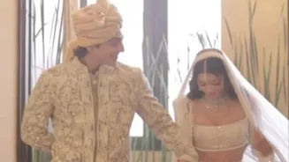 Ahaan escorts Alanna; Ananya shares message.