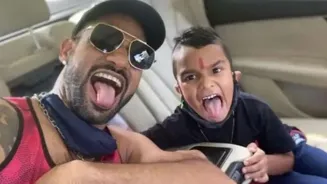Dhawan pens down emotional note for his son