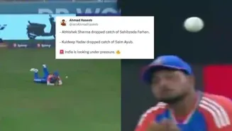 Fans slam India's disastrous fielding vs Pakistan