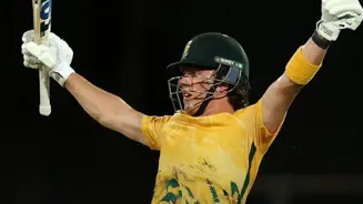 #PlayOfTheDay: Brevis hits 125* off 56 vs Aussies