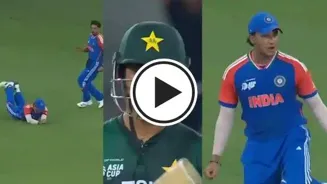 Abhishek Sharma grabs stunning catch vs Pakistan