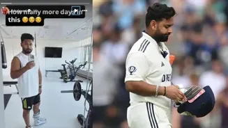 Rishabh Pant voices frustration over his injury