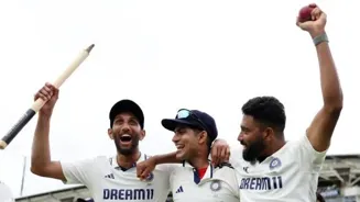 Kohli reacts to India's historic triumph at Oval