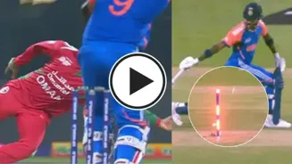 Blast mode! Abhishek hits 38 off 15 balls vs Oman