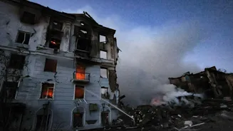 Russia launches MASSIVE drone attack on Ukraine
