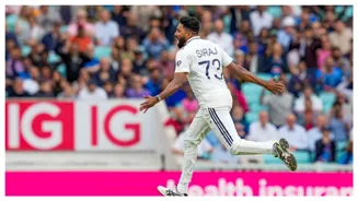 Siraj returns home after England series heroics