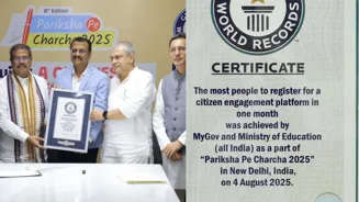 Modi's ‘Pariksha Pe Charcha’ Sets Guinness Record