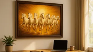 Vastu: Benefits of 7 Running Horses Painting