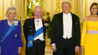King Charles hosts trump at Windsor Dinner