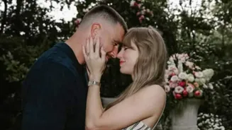 Taylor-Travis' engagement post BREAKS Insta RECORD