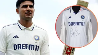 Gill's India jersey auctioned for ₹5.41 lakhs