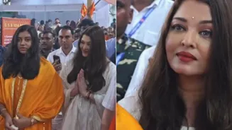Aishwarya and Aaradhya visit Ganpati Pandal