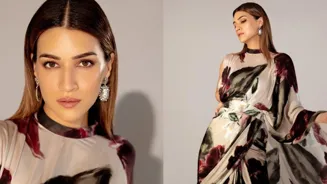 Kriti Sanon's Saree Outfit Wows For Rs 20K