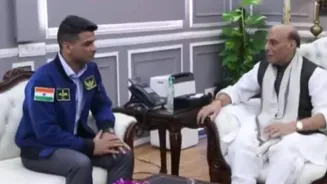 Rajnath Singh Meets Axiom-4 Astronaut