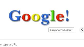 Google celebrates 27 years with 1st-ever logo