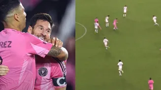 Watch Messi's mind-boggling assist for Suarez