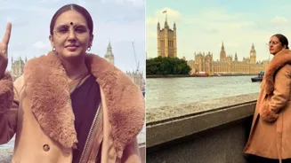 Huma Qureshi Films Maharani Season 4 in London