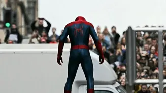 Tom Holland Spotted In New Spider-Man Suit