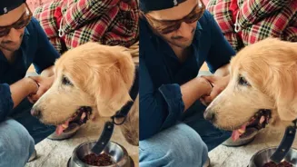 Ali Fazal's Dog Steals the Show in New Photo